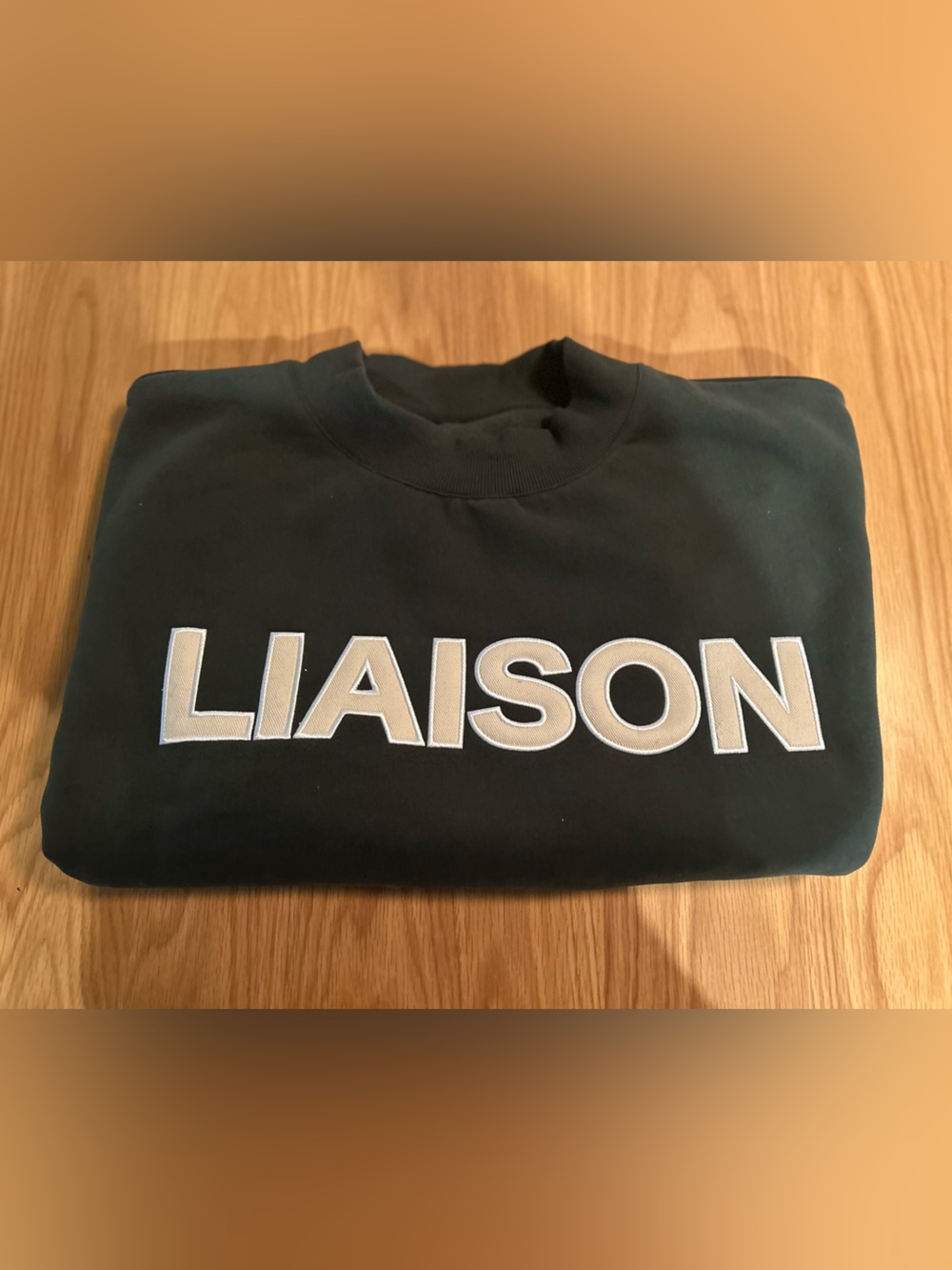 Liaison the Label Classic Mock Neck Sweatshirt - Pine Size XXL NWOT